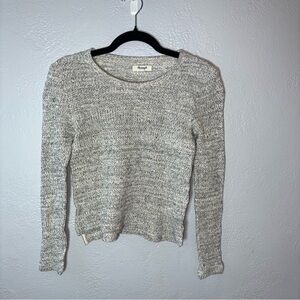 Madewell Women's Gray Crew Neck Sweater